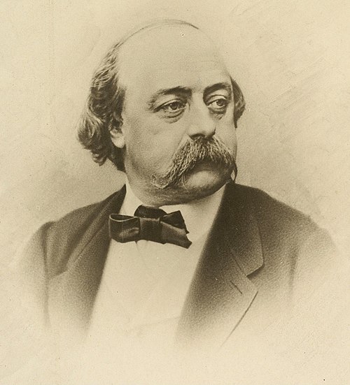 ギュスターヴ・フローベール（1821–1880）の肖像写真、ナダール撮影、1860年代